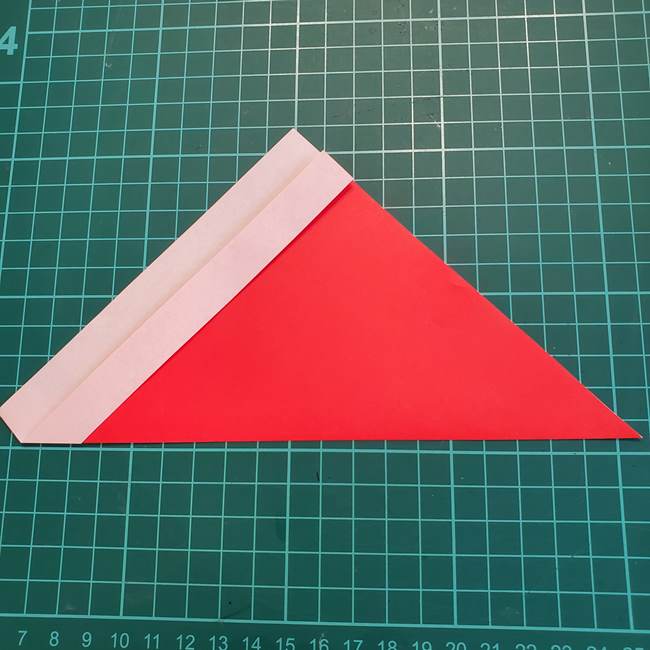 折り紙の吊るし飾り クリスマスver.作り方折り方(3)