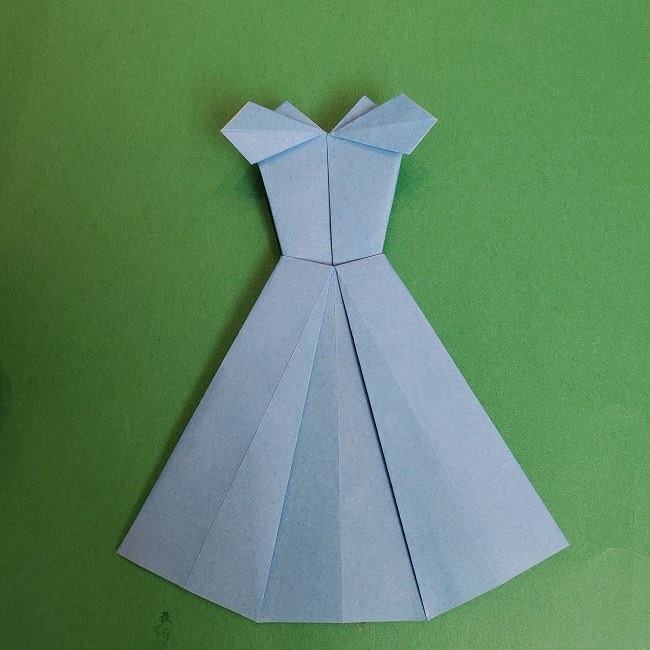 シンデレラのドレスの折り紙の折り方作り方(31)