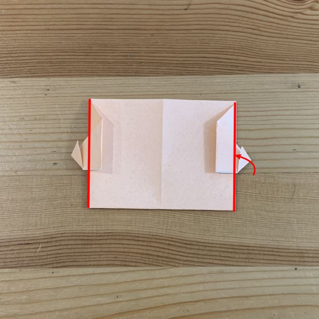ツムツム折り紙ラプンツェルの簡単な折り方作り方①顔(10)