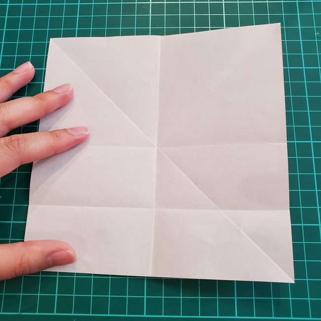 ジンジャーマンクッキーの折り紙 簡単な折り方作り方①体(11)