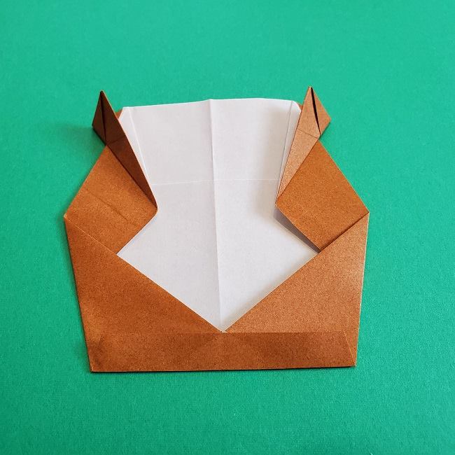 プーさんinはちみつ壺の折り紙｜折り方作り方③壺(20)
