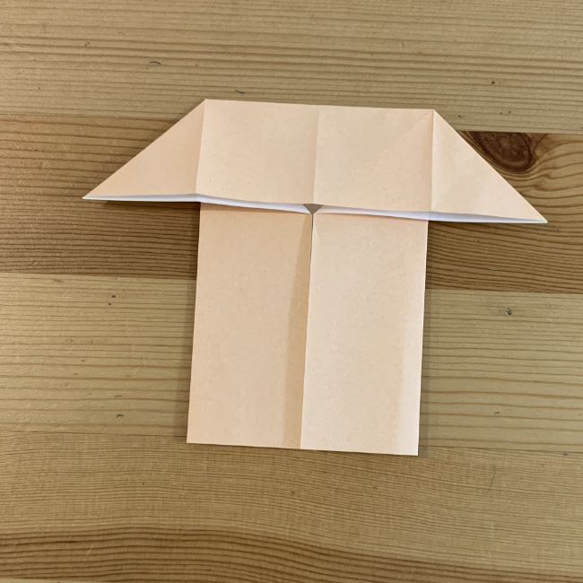 ツムツム折り紙ラプンツェルの簡単な折り方作り方①顔(6)