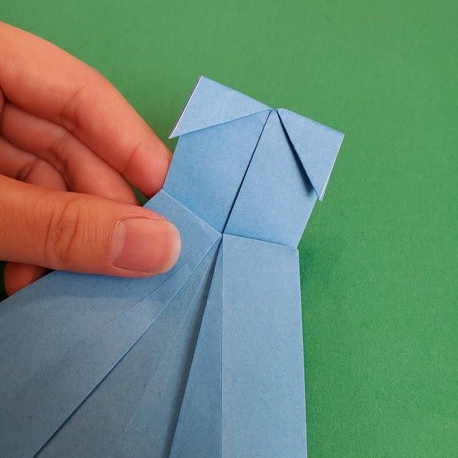 シンデレラのドレスの折り紙の折り方作り方(21)