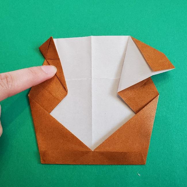 プーさんinはちみつ壺の折り紙｜折り方作り方③壺(19)