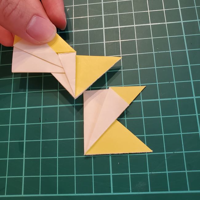 折り紙のしおり 星の折り方作り方②組み合わせ(7)