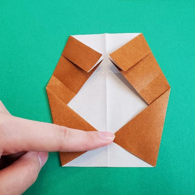 プーさんinはちみつ壺の折り紙｜折り方作り方③壺(11)