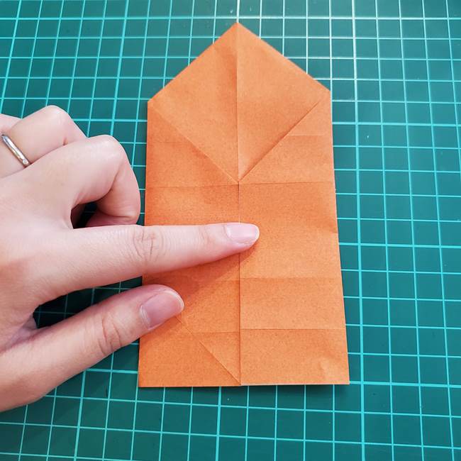 ジンジャーマンクッキーの折り紙 簡単な折り方作り方①体(16)