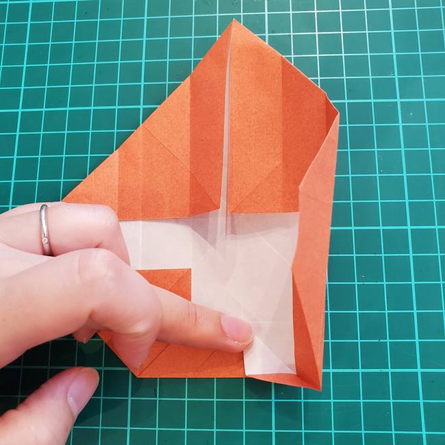 ジンジャーマンクッキーの折り紙 簡単な折り方作り方①体(26)