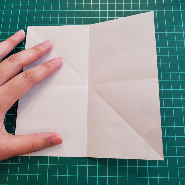 ジンジャーマンクッキーの折り紙 簡単な折り方作り方①体(9)