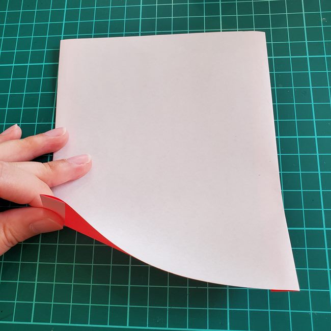 サンタクロースの服の折り紙 折り方作り方(3)