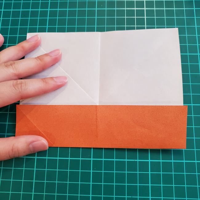 ジンジャーマンクッキーの折り紙 簡単な折り方作り方①体(10)