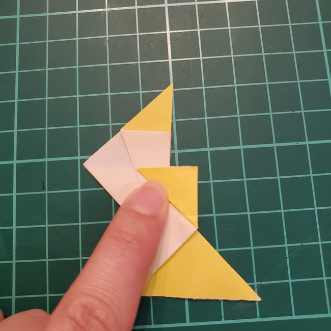 折り紙のしおり 星の折り方作り方②組み合わせ(4)