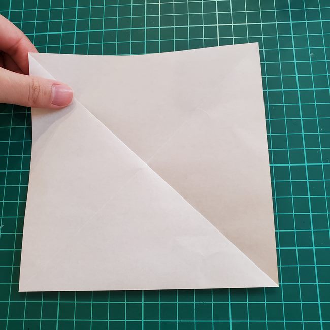 ジンジャーマンクッキーの折り紙 簡単な折り方作り方①体(5)