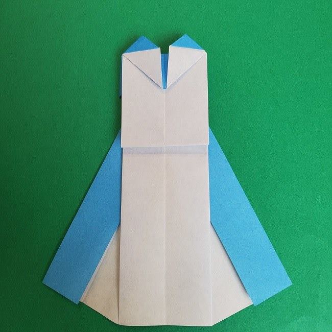 シンデレラのドレスの折り紙の折り方作り方(24)