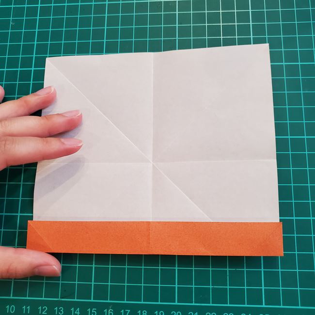 ジンジャーマンクッキーの折り紙 簡単な折り方作り方①体(12)