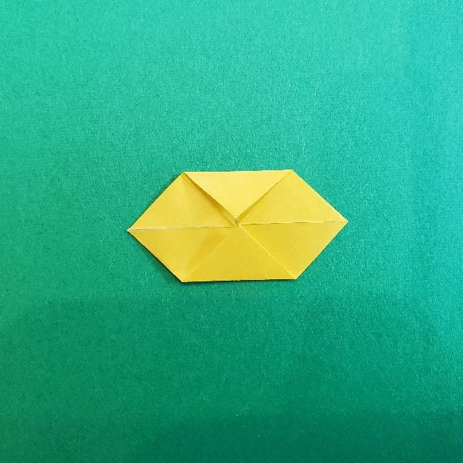プーさんinはちみつ壺の折り紙｜折り方作り方④蜂(7)