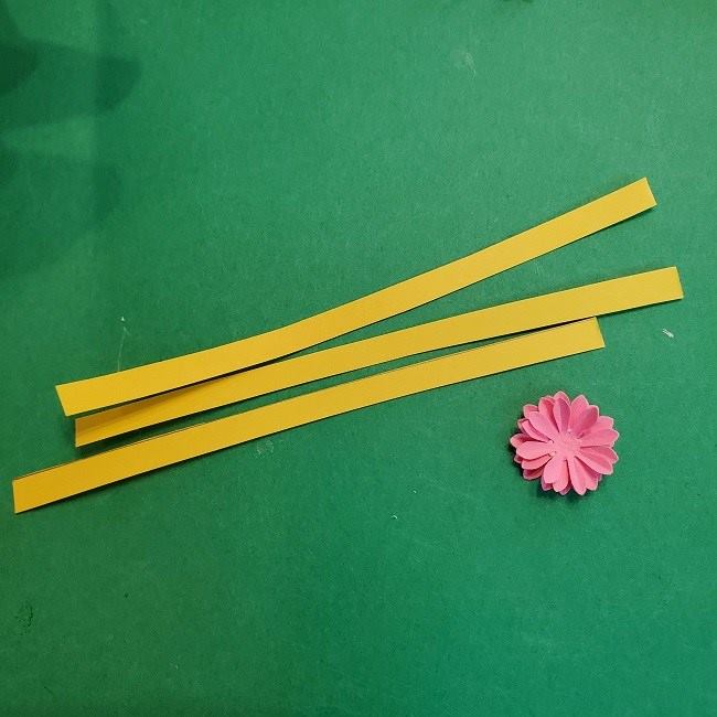 折り紙でラプンツェルの全身ドレスの折り方作り方③花(4)