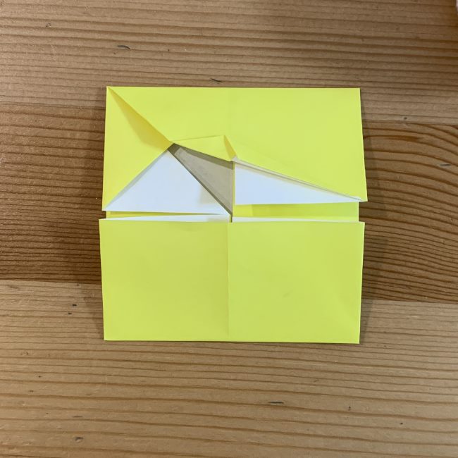 ツムツム折り紙ラプンツェルの簡単な折り方作り方②髪(12)
