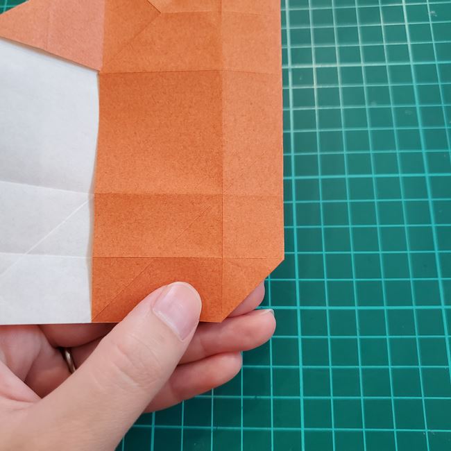 ジンジャーマンクッキーの折り紙 簡単な折り方作り方①体(20)