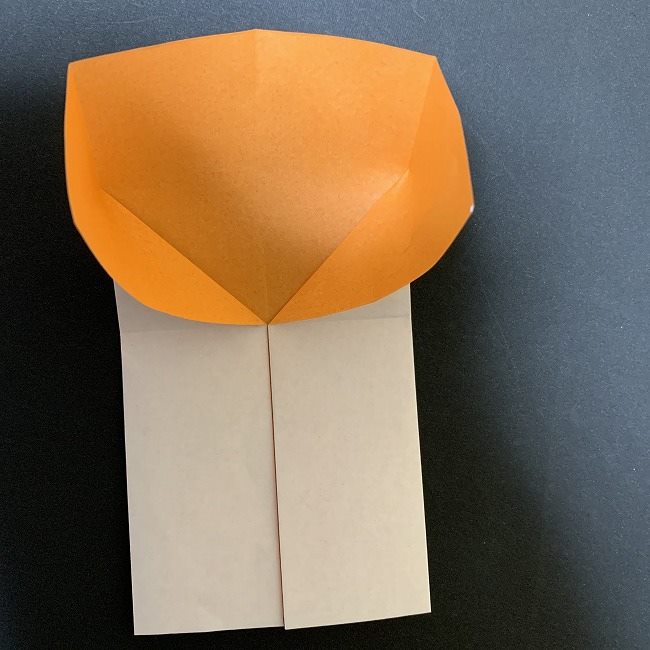 ディズニーアラジンのジャスミンの折り紙 折り方作り方③体(4)