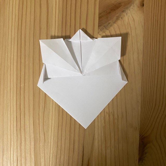 折り紙 マリーちゃんの折り方作り方①顔(10)