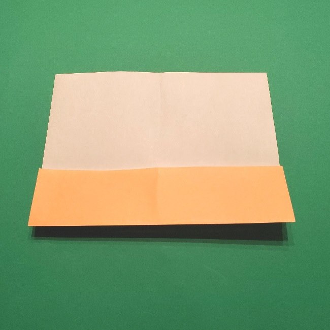 グーフィーの折り紙 簡単な折り方作り方②目と鼻(5)