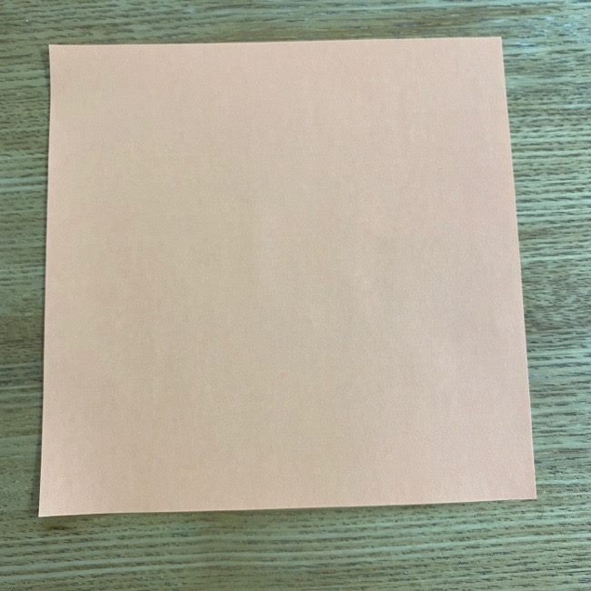 折り紙 アナの折り方作り方①顔(1)