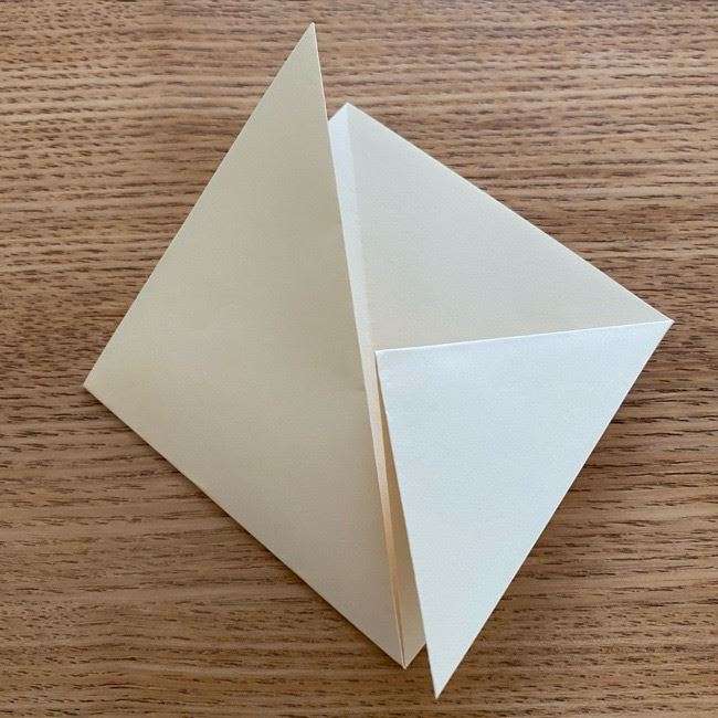 バズライトイヤーの折り紙 折り方作り方①顔(7)