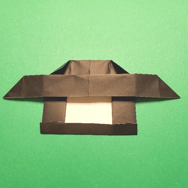 グーフィーの折り紙 簡単な折り方作り方①顔(24)
