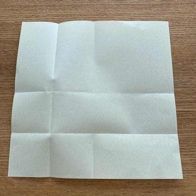 ダッフィーの折り紙 折り方作り方②目と鼻(9)
