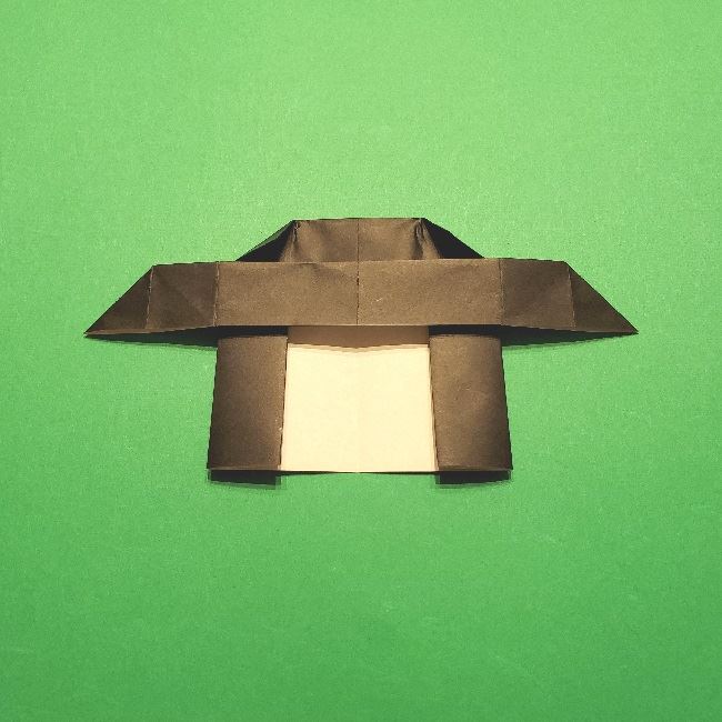 グーフィーの折り紙 簡単な折り方作り方①顔(23)