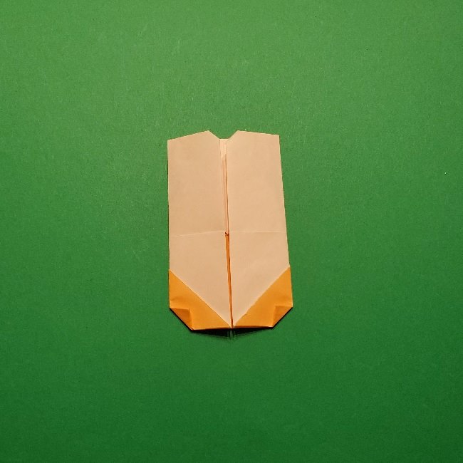 グーフィーの折り紙 簡単な折り方作り方②目と鼻(22)