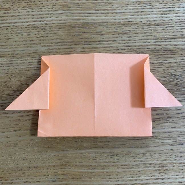 白雪姫の折り紙の折り方作り方①顔(13)
