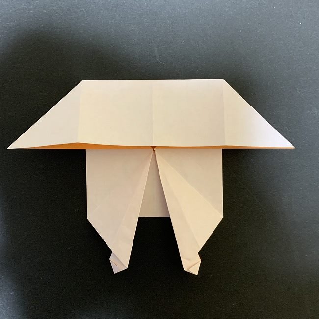 ディズニーアラジンのジャスミンの折り紙 折り方作り方③体(13)
