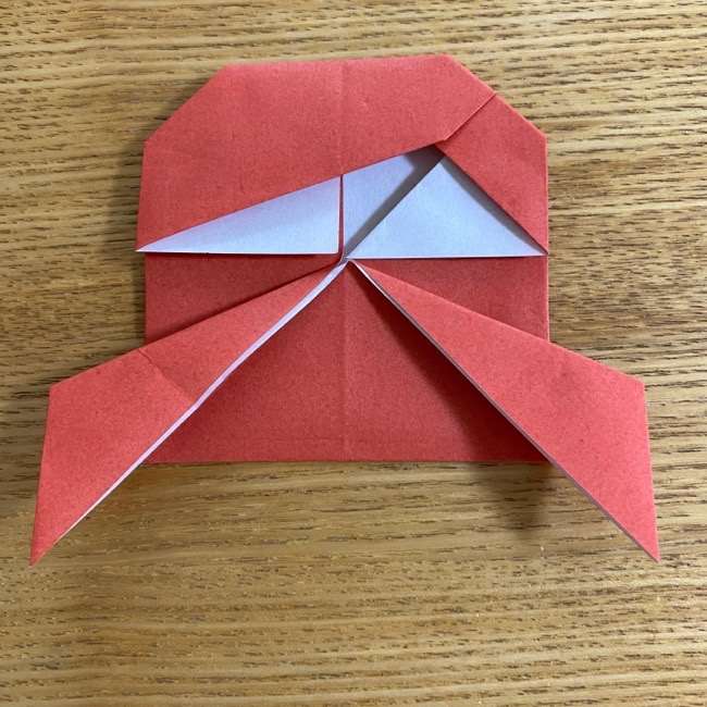 折り紙 アナの折り方作り方②髪(24)