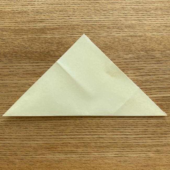 ダッフィーの折り紙 折り方作り方②目と鼻(12)
