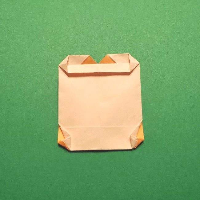 グーフィーの折り紙 簡単な折り方作り方②目と鼻(28)