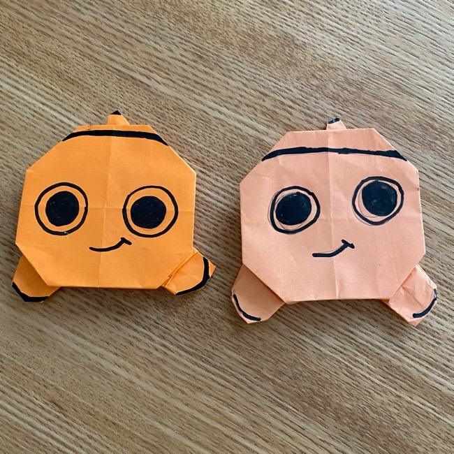 ニモの折り紙 簡単な折り方作り方★小学生の子供とディズニーキャラクターを手作り♪