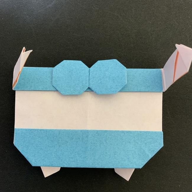 ディズニーアラジンのジャスミンの折り紙 折り方作り方④服(26)