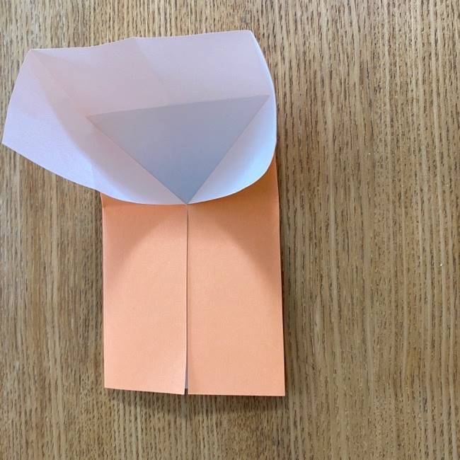 白雪姫の折り紙の折り方作り方①顔(8)