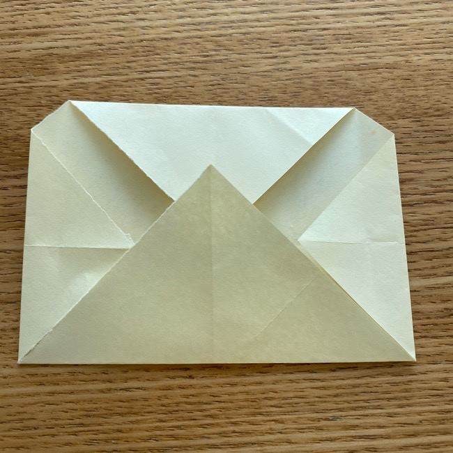 ダッフィーの折り紙 折り方作り方②目と鼻(21)