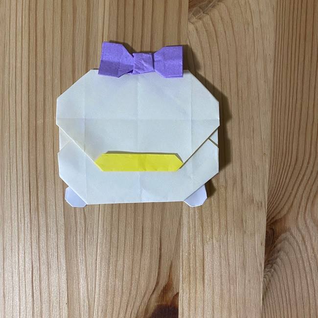 ドナルドとデイジーの折り紙の折り方作り方⑤組み合わせ(2)