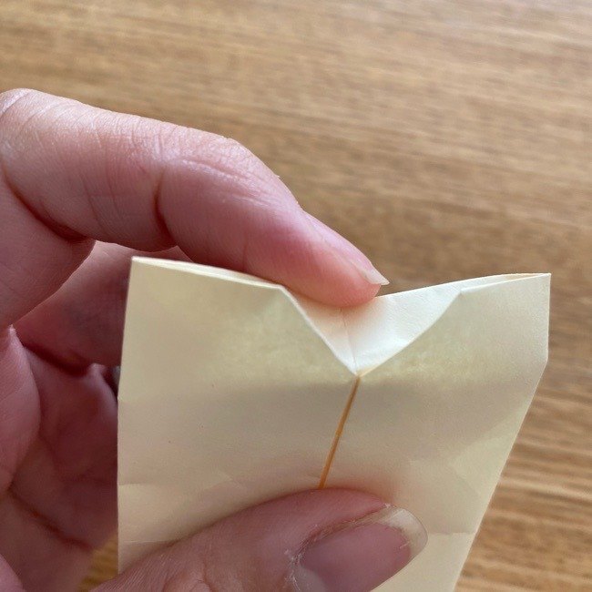 ダッフィーの折り紙 折り方作り方②目と鼻(24)