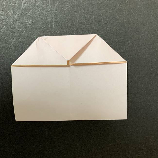 アリエルの折り紙 簡単に全身を折る折り方作り方②顔(5)