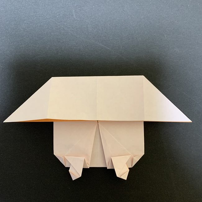 ディズニーアラジンのジャスミンの折り紙 折り方作り方③体(16)