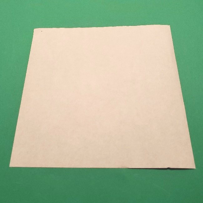 グーフィーの折り紙 簡単な折り方作り方①顔(1)