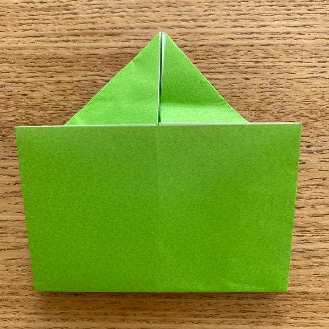 ラプンツェルのカメレオン パスカルの折り紙の折り方作り方①顔(18)