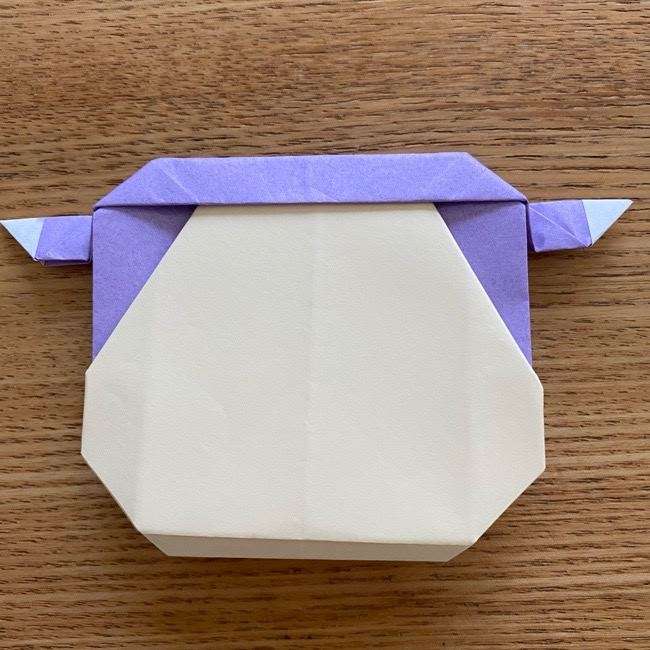 バズライトイヤーの折り紙 折り方作り方③組み合わせ方(5)