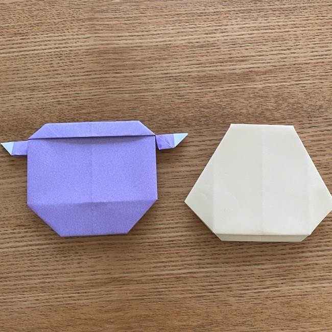 バズライトイヤーの折り紙 折り方作り方③組み合わせ方(1)