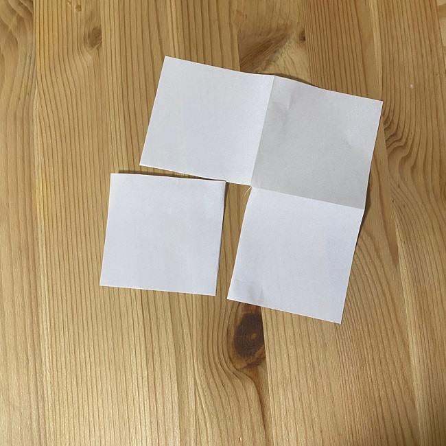 ドナルドとデイジーの折り紙の折り方作り方②手(3)